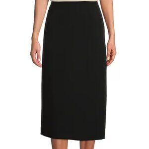 Preston & York Taylor Stretch Crepe Suiting Midi Pencil Skirt